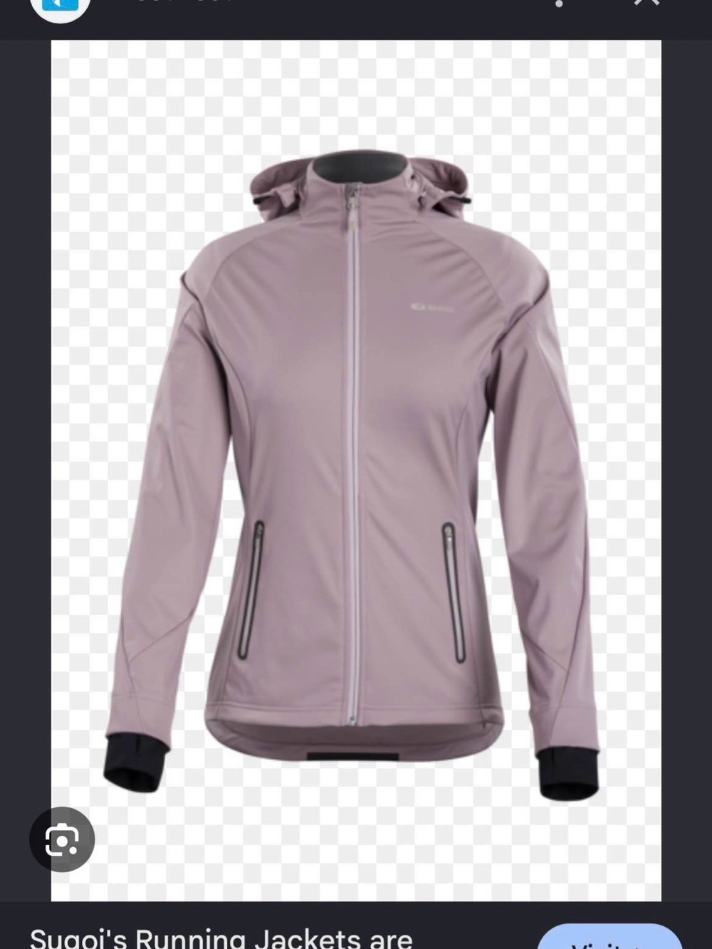 SUGOI Lavender Full-Zip Thermal Jacket